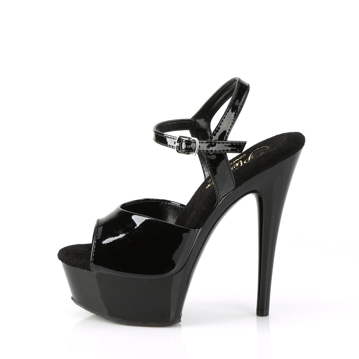 【PLEASER】EXCITE-609 シューズ Blk Pat/Blk【取寄】