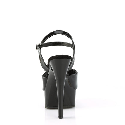 【PLEASER】EXCITE-609 シューズ Blk Pat/Blk【取寄】