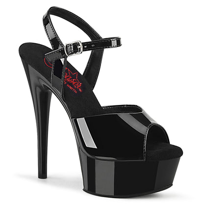 【PLEASER】EXCITE-609 シューズ Blk Pat/Blk【取寄】