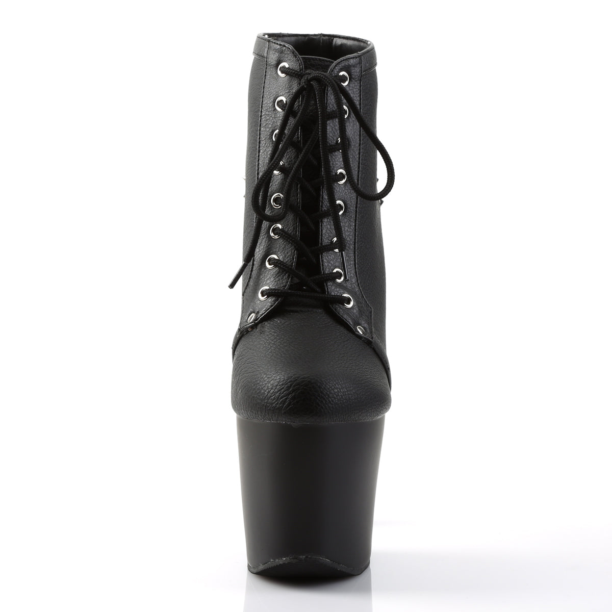 【PLEASER】FEARLESS-700-28 シューズ Blk Faux Leather/Blk Matte【取寄】