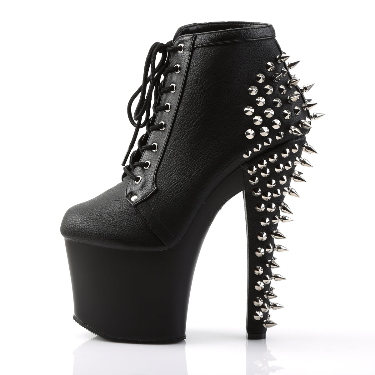 【PLEASER】FEARLESS-700-28 シューズ Blk Faux Leather/Blk Matte【取寄】