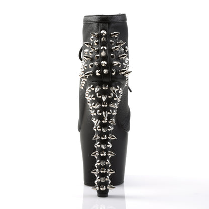 【PLEASER】FEARLESS-700-28 シューズ Blk Faux Leather/Blk Matte【取寄】