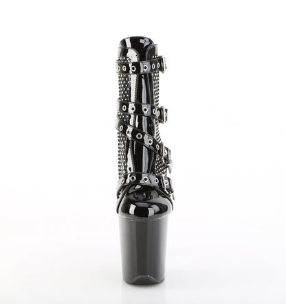 【PLEASER】FLAMINGO-1013RM シューズ Blk Pat-RS Mesh/Blk【取寄】
