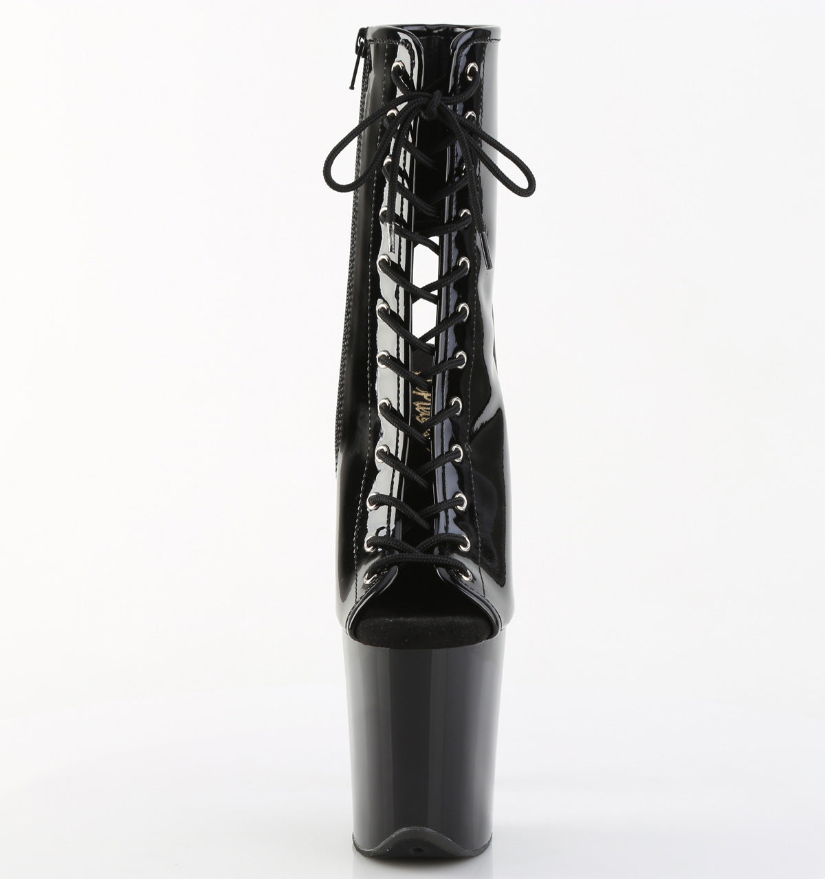 【PLEASER】FLAMINGO-1016 シューズ Blk Pat/Blk【取寄】