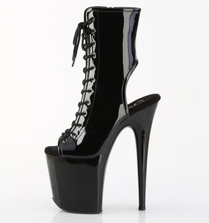 【PLEASER】FLAMINGO-1016 シューズ Blk Pat/Blk【取寄】