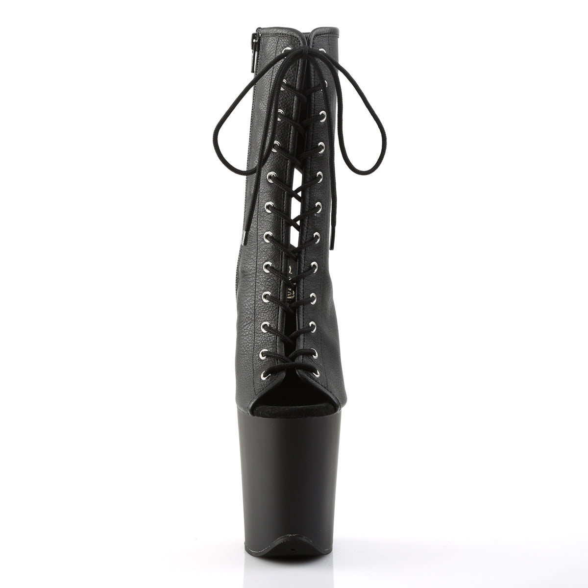 【PLEASER】FLAMINGO-1016 シューズ Blk Faux Leather/Blk Matte【取寄】