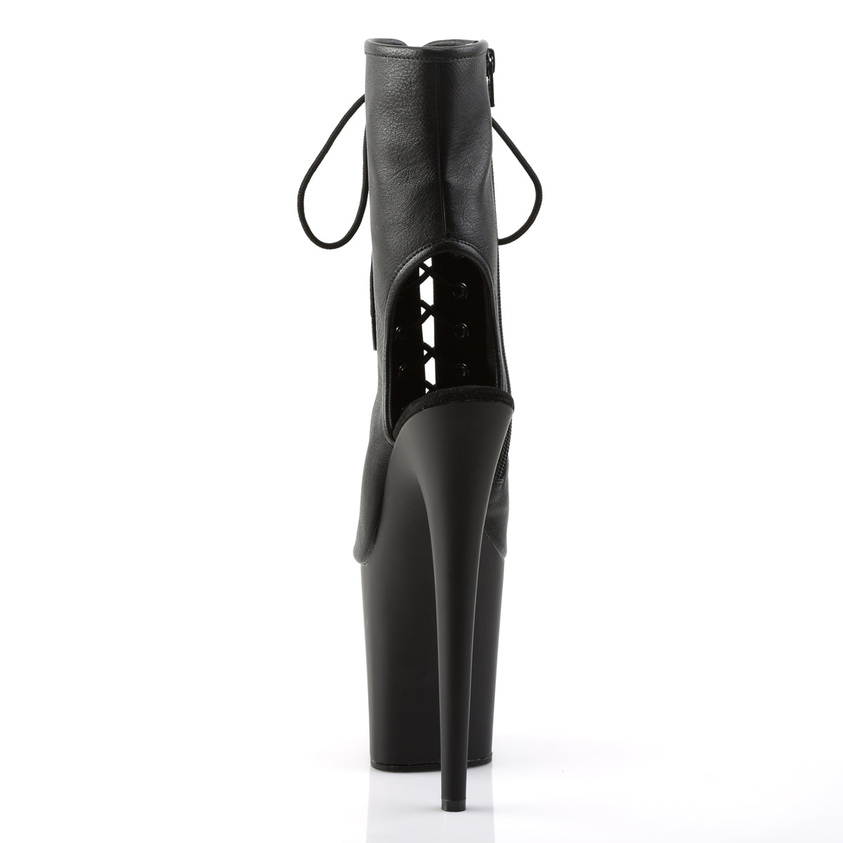 【PLEASER】FLAMINGO-1016 シューズ Blk Faux Leather/Blk Matte【取寄】