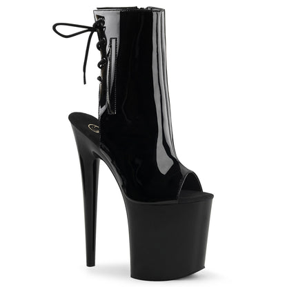 【PLEASER】FLAMINGO-1018 シューズ Blk Pat/Blk【取寄】