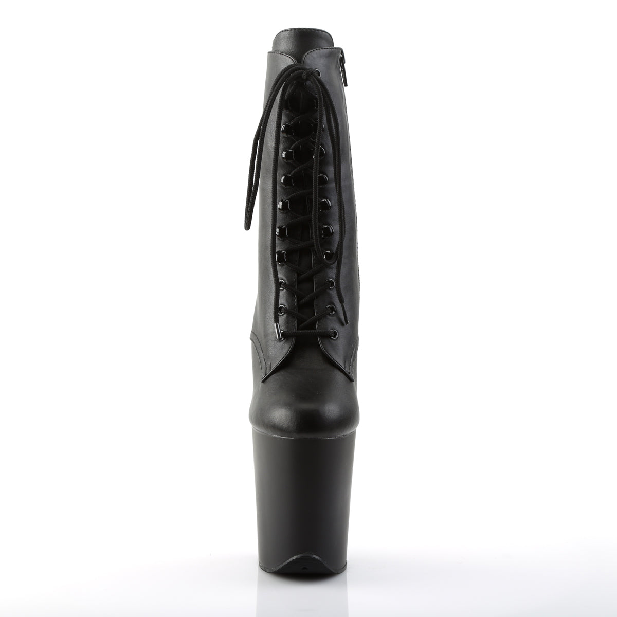 【PLEASER】FLAMINGO-1020 シューズ Blk Faux Leather/Blk Matte【取寄】