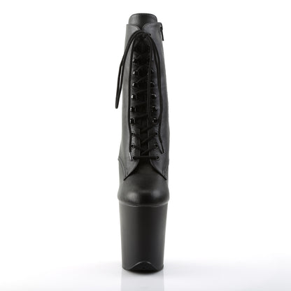 【PLEASER】FLAMINGO-1020 シューズ Blk Faux Leather/Blk Matte【取寄】