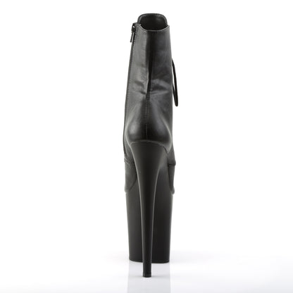 【PLEASER】FLAMINGO-1020 シューズ Blk Faux Leather/Blk Matte【取寄】