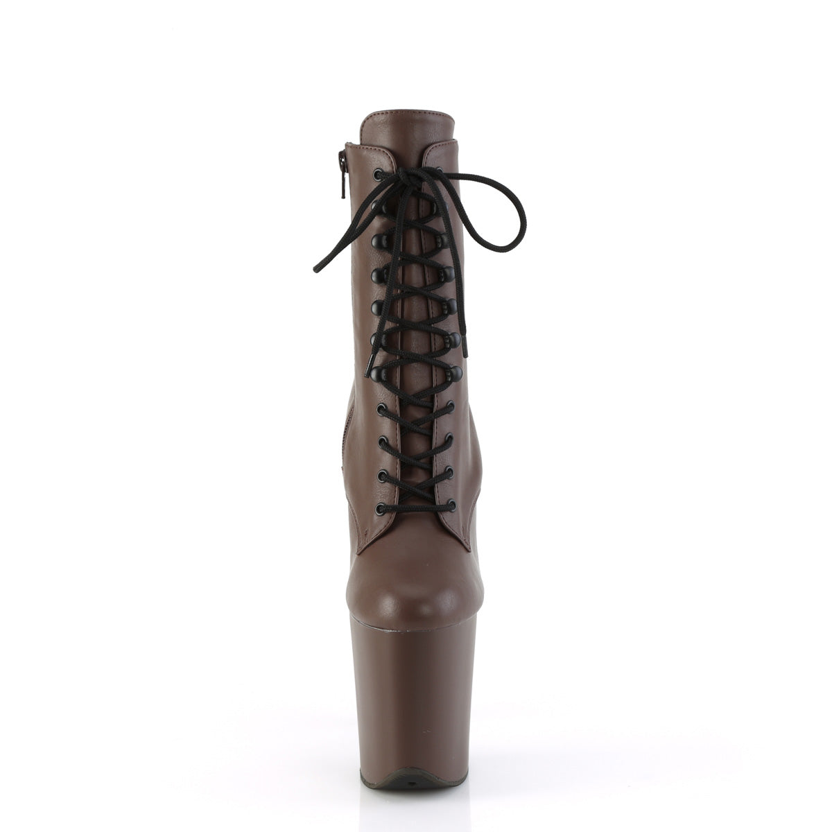 【PLEASER】FLAMINGO-1020 シューズ Mocha Faux Leather/Mocha Matte【取寄】