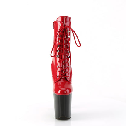 【PLEASER】FLAMINGO-1020 シューズ Red Pat/Blk【取寄】