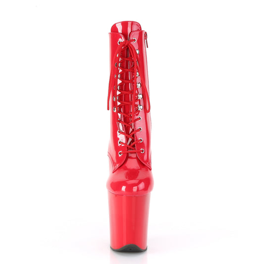 【PLEASER】FLAMINGO-1020 プラットフォームシューズ Red Pat/Red【取寄】