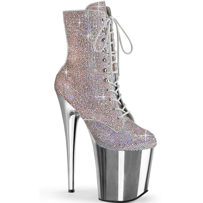 【PLEASER】FLAMINGO-1020CHRS シューズ Slv Multi RS/Slv Chrome【取寄】