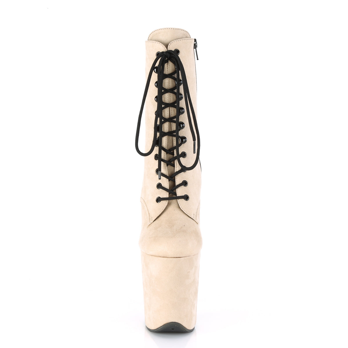 【PLEASER】FLAMINGO-1020FS シューズ Beige Faux Suede/Beige Faux Suede【取寄】