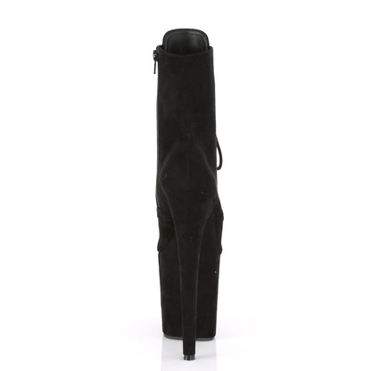 【PLEASER】FLAMINGO-1020FS シューズ Blk Faux Suede/Blk Faux Suede【取寄】