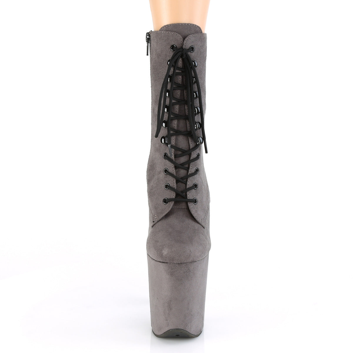 【PLEASER】FLAMINGO-1020FS シューズ Grey Faux Suede/Grey Faux Suede【取寄】