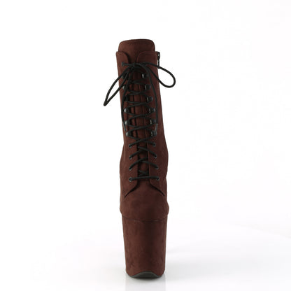 【PLEASER】FLAMINGO-1020FS シューズ Mocha Faux Suede/Mocha Faux Suede【取寄】