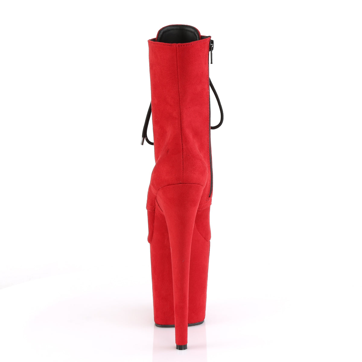 【PLEASER】FLAMINGO-1020FS シューズ Red Faux Suede/Red Faux Suede【取寄】