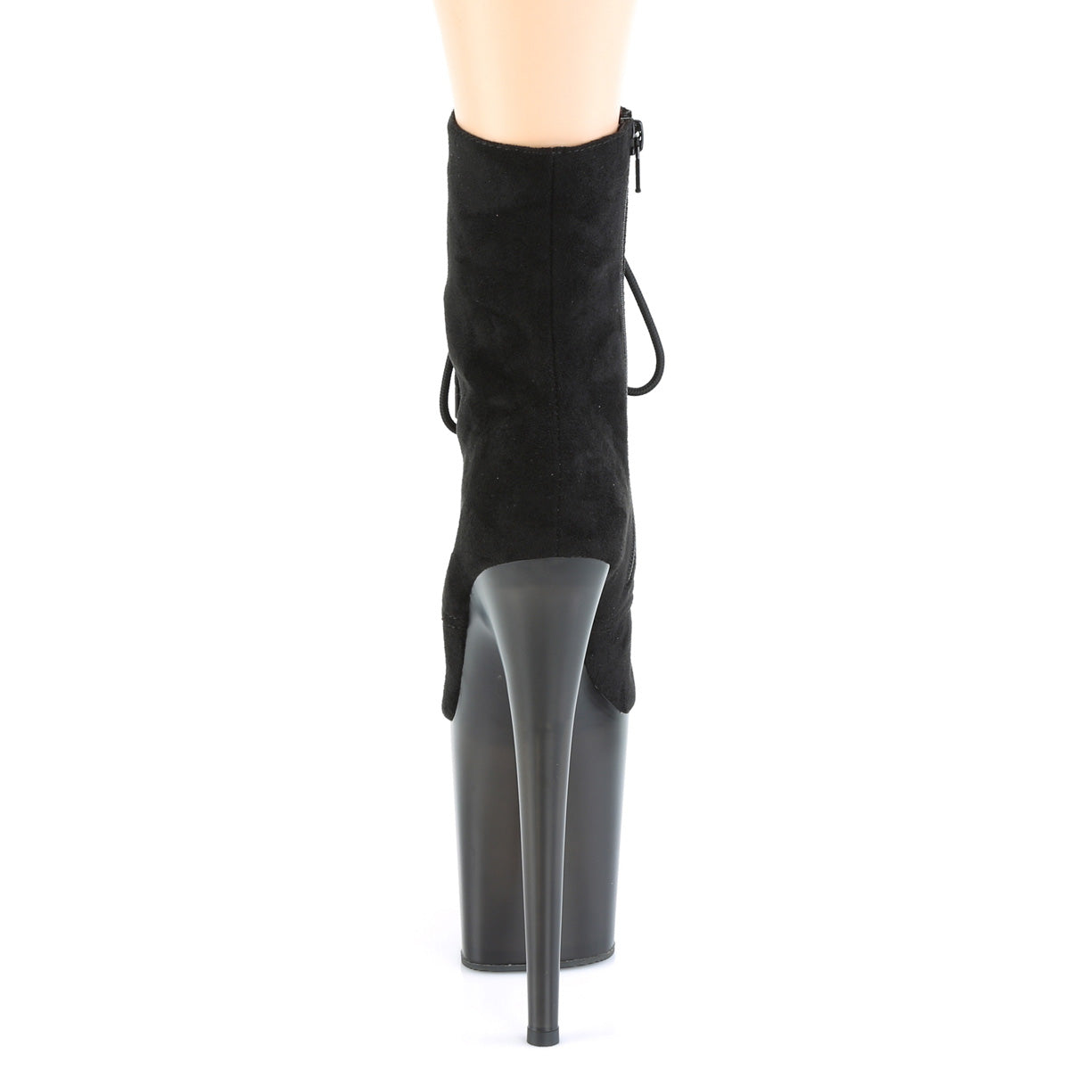 【PLEASER】FLAMINGO-1020FST シューズ Blk Faux Suede/Frosted Blk【取寄】