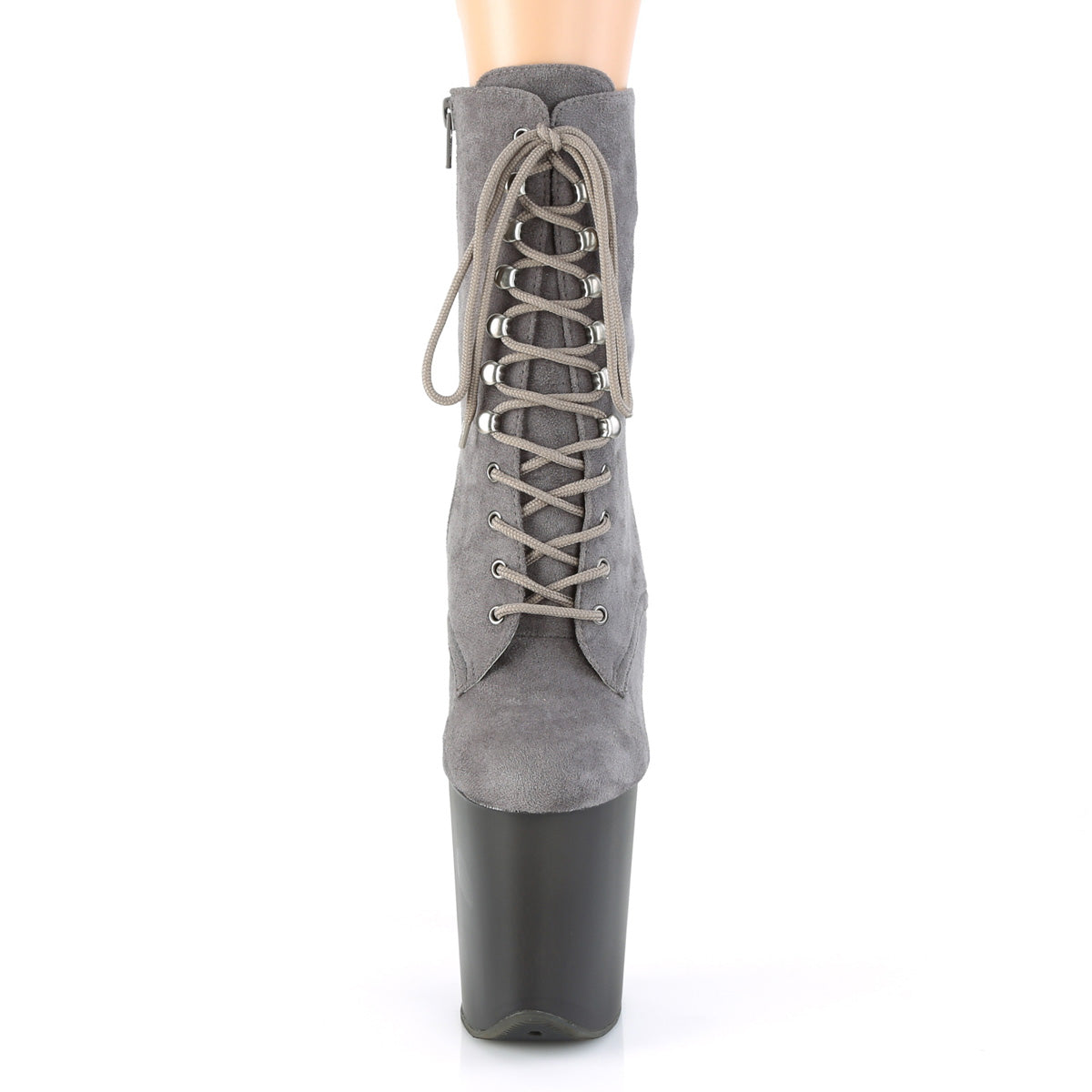 【PLEASER】FLAMINGO-1020FST シューズ Grey Faux Suede/Frosted Grey【取寄】