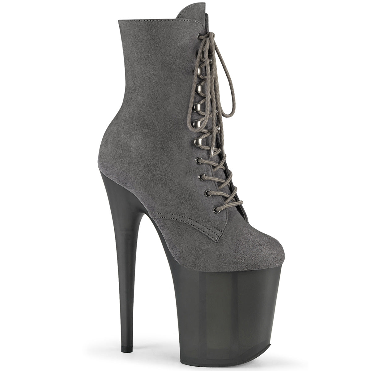 【PLEASER】FLAMINGO-1020FST シューズ Grey Faux Suede/Frosted Grey【取寄】