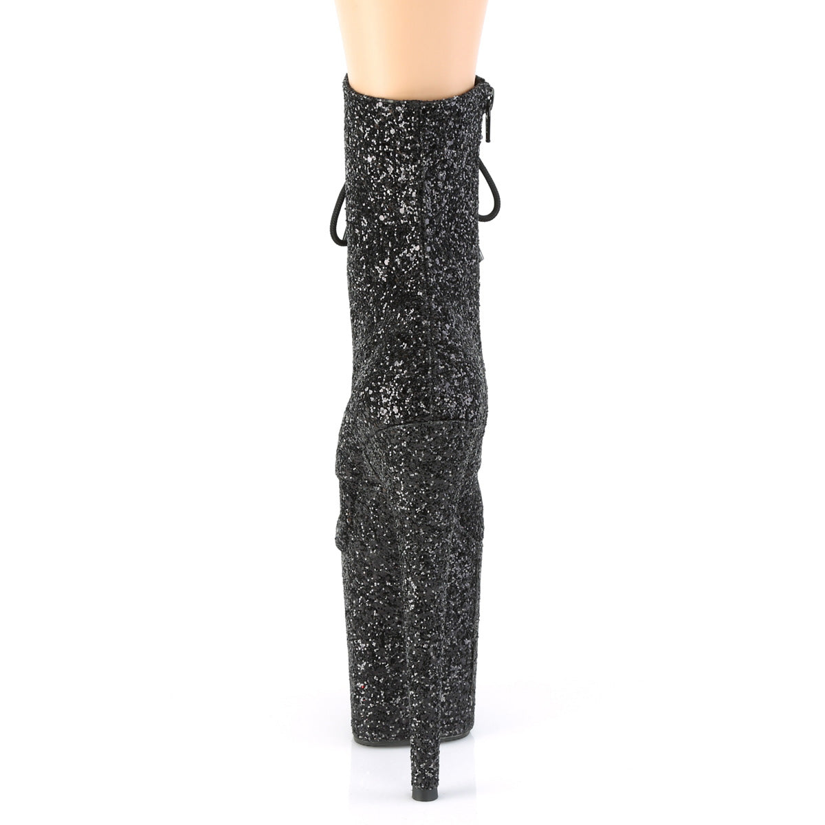 【PLEASER】FLAMINGO-1020GWR シューズ Blk Glitter/Blk Glitter【取寄】