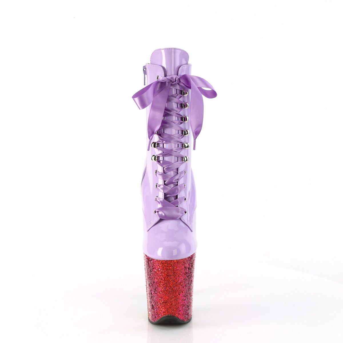 【PLEASER】FLAMINGO-1020HG シューズ Lavender Holo Pat/Rainbow Glitter【取寄】