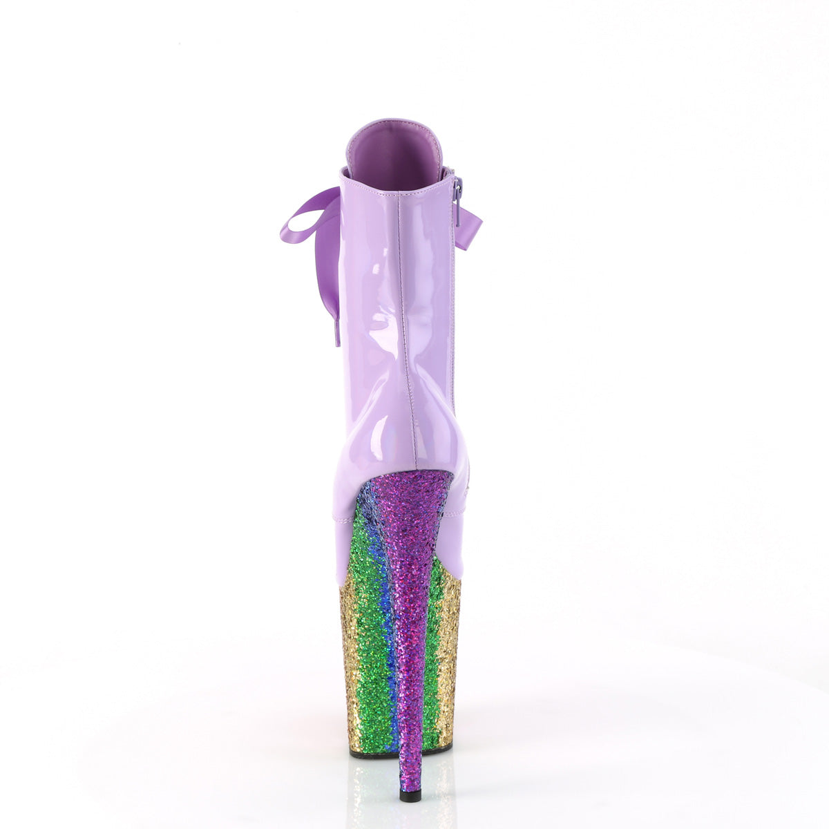 【PLEASER】FLAMINGO-1020HG シューズ Lavender Holo Pat/Rainbow Glitter【取寄】