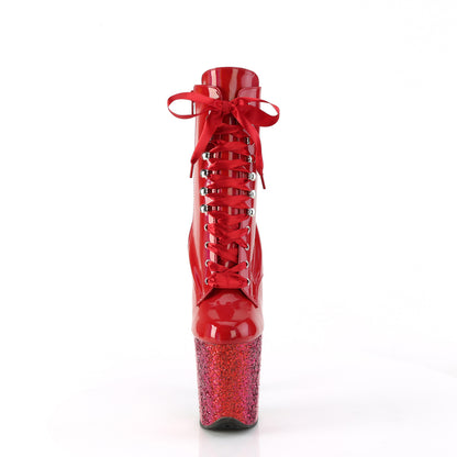 【PLEASER】FLAMINGO-1020HG シューズ Red Holo Pat/Rainbow Glitter【取寄】