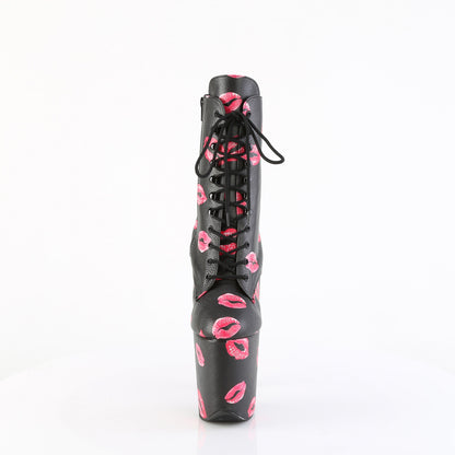 【PLEASER】FLAMINGO-1020KISSES シューズ Blk Faux Leather/Blk Faux Leather【取寄】