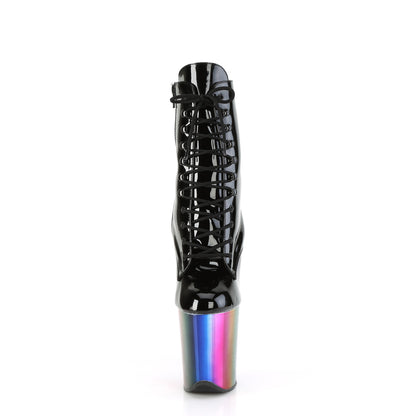 【PLEASER】FLAMINGO-1020RC シューズ Blk Pat/Rainbow Chrome【取寄】