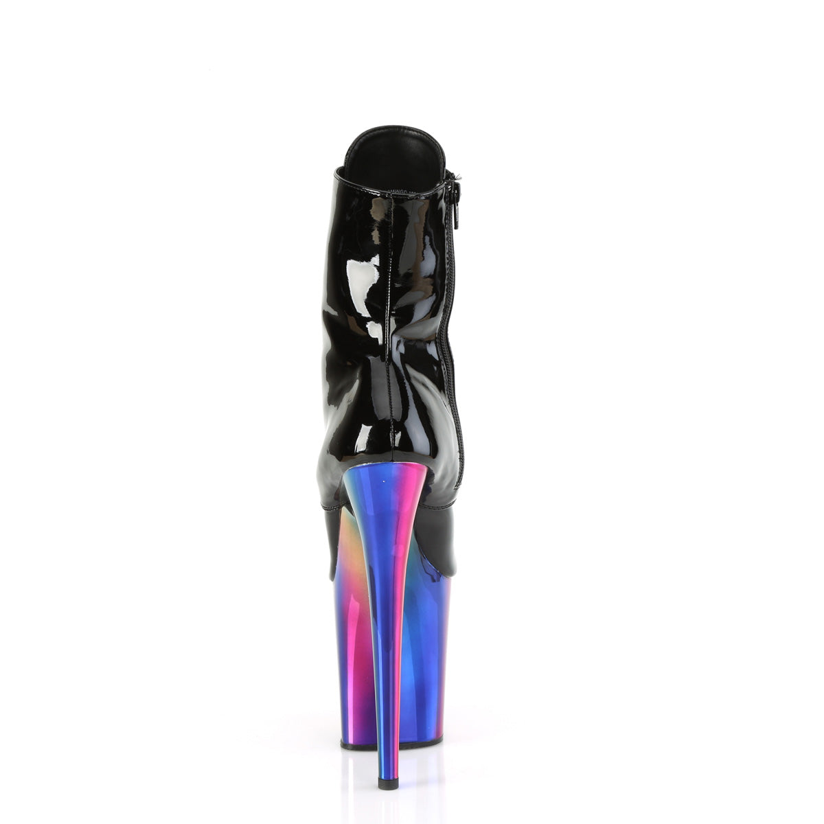 【PLEASER】FLAMINGO-1020RC シューズ Blk Pat/Rainbow Chrome【取寄】