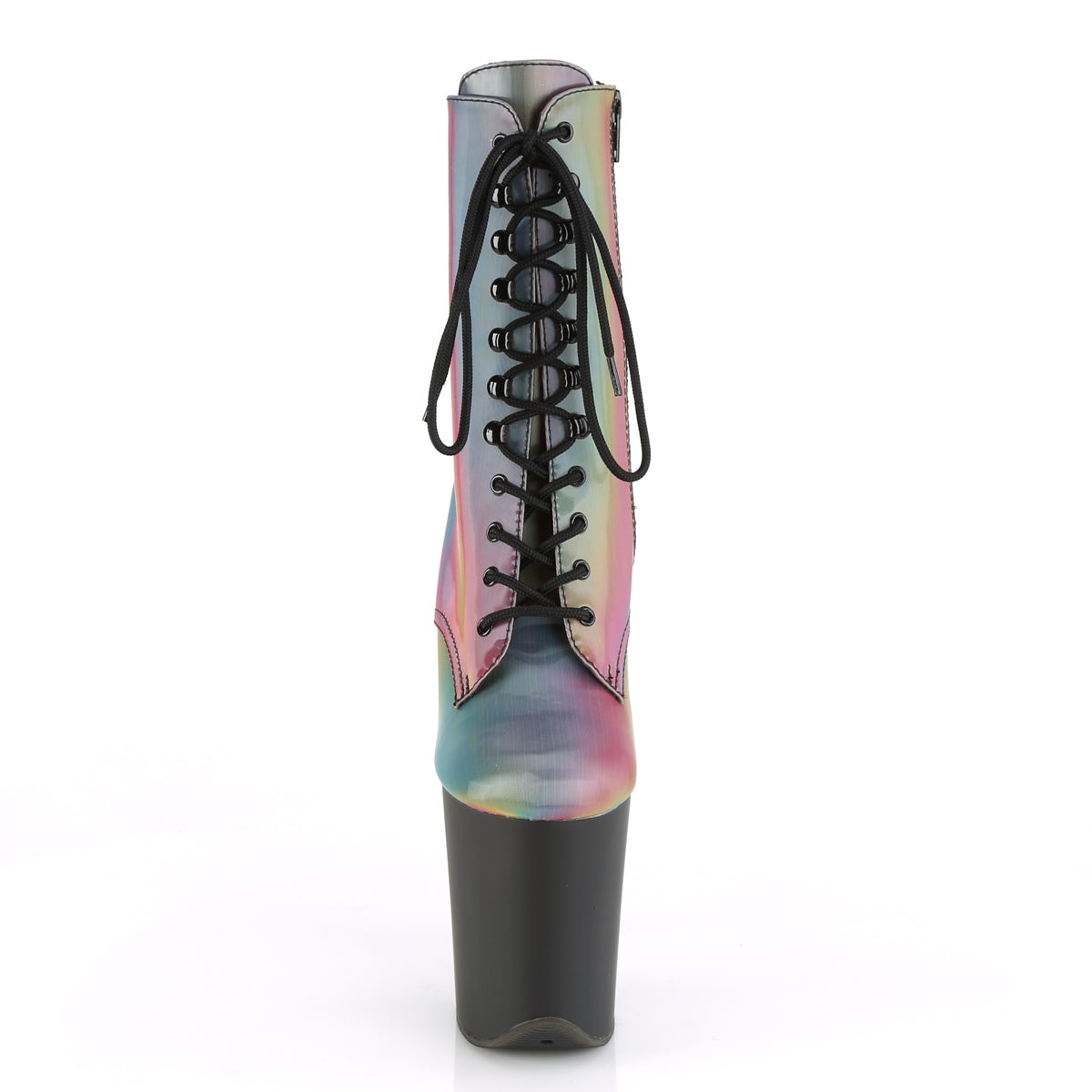 【PLEASER】FLAMINGO-1020REFL シューズ Rainbow Reflective/Blk Matte【取寄】