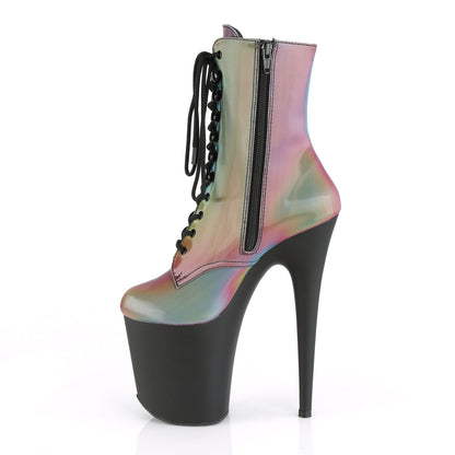 【PLEASER】FLAMINGO-1020REFL シューズ Rainbow Reflective/Blk Matte【取寄】