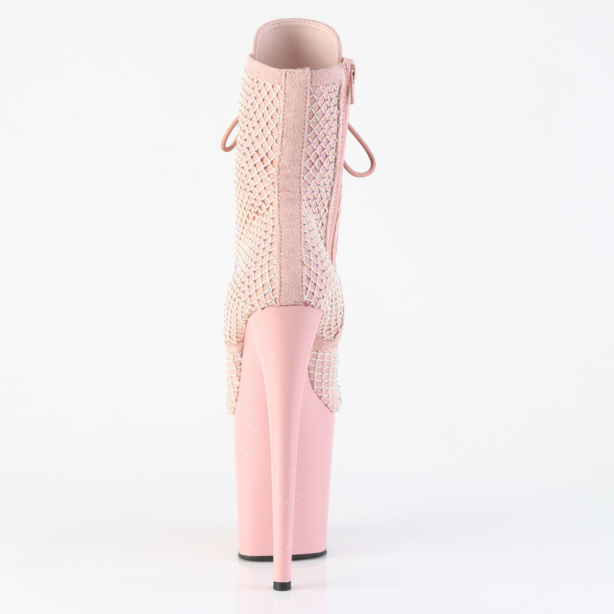 【PLEASER】FLAMINGO-1020RM シューズ Salmon Pink Faux Suede-RS Mesh/B. Pink Matte【取寄】