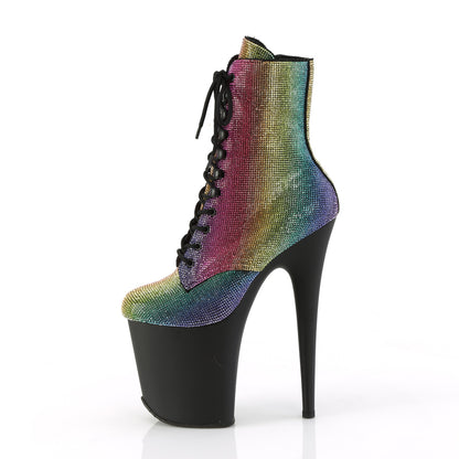 【PLEASER】FLAMINGO-1020RS シューズ Rainbow RS/Blk Matte【取寄】