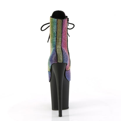 【PLEASER】FLAMINGO-1020RS シューズ Rainbow RS/Blk Matte【取寄】