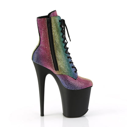 【PLEASER】FLAMINGO-1020RS シューズ Rainbow RS/Blk Matte【取寄】