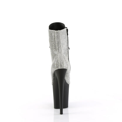 【PLEASER】FLAMINGO-1020RS シューズ Slv RS/Black Matte【取寄】