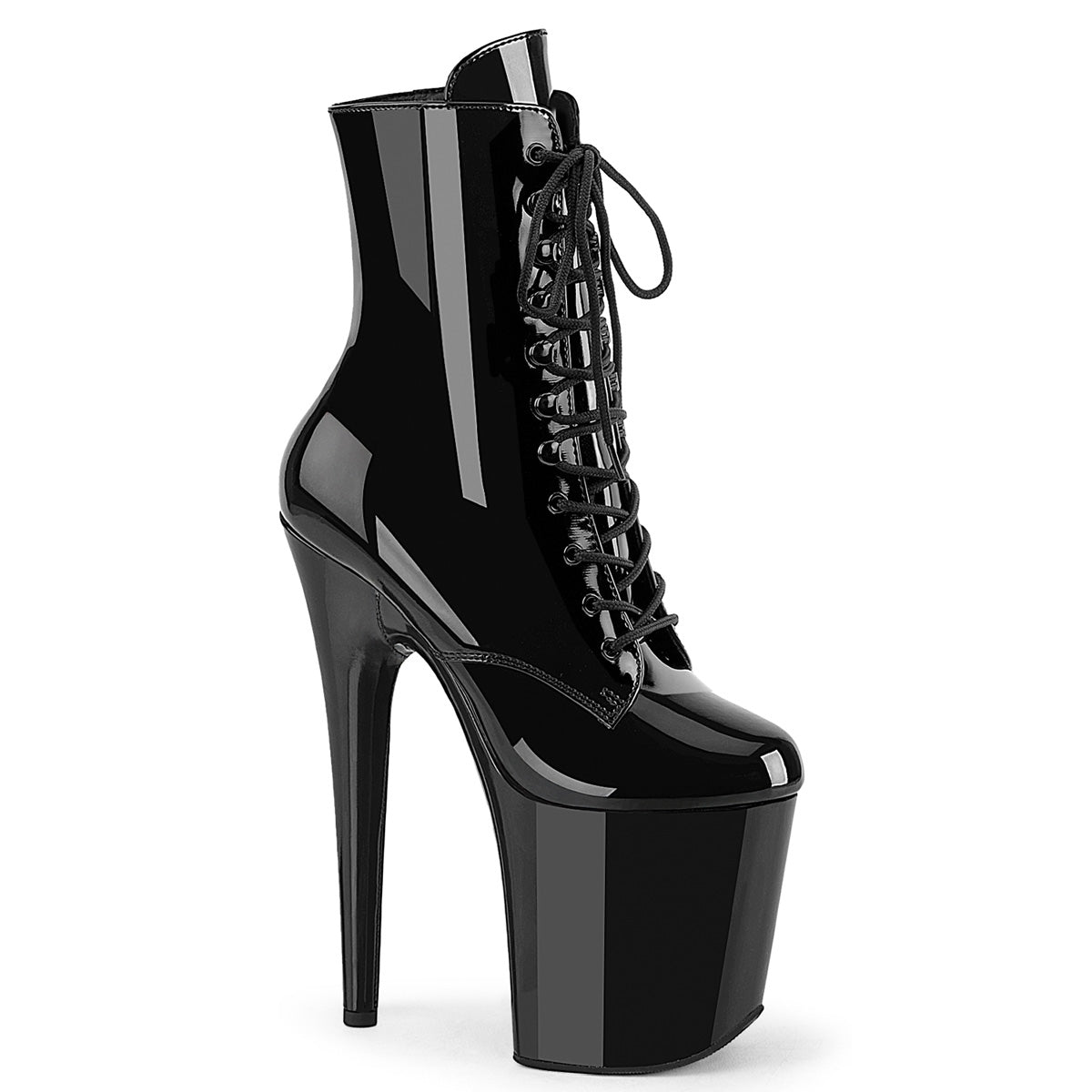 【PLEASER】FLAMINGO-1020WR シューズ Blk Pat/Blk【取寄】