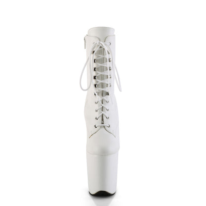 【PLEASER】FLAMINGO-1020WR シューズ Wht Faux Leather/Wht Faux Leather【取寄】
