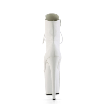 【PLEASER】FLAMINGO-1020WR シューズ Wht Faux Leather/Wht Faux Leather【取寄】