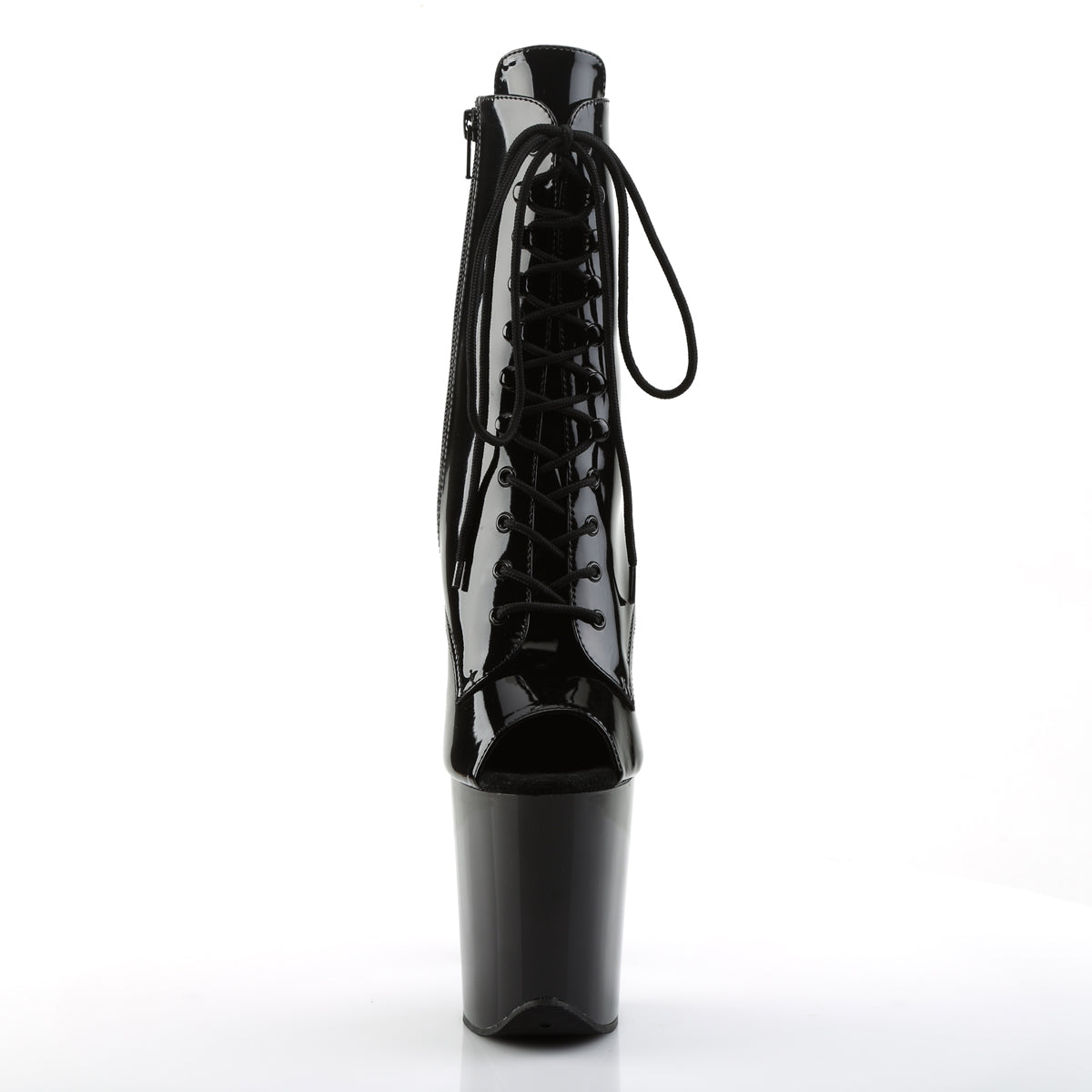 【PLEASER】FLAMINGO-1021 シューズ Blk Pat/Blk【取寄】