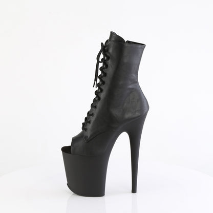 【PLEASER】FLAMINGO-1021 シューズ Blk Faux Leather/Blk Matte【取寄】