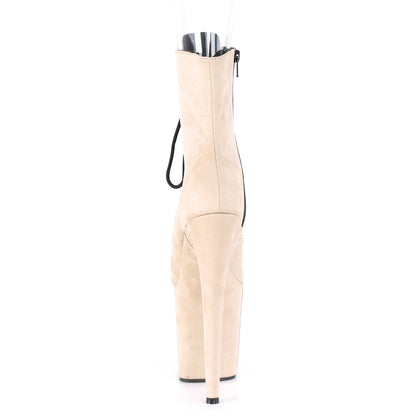 【PLEASER】FLAMINGO-1021FS シューズ Beige Faux Suede/Beige Faux Suede【取寄】