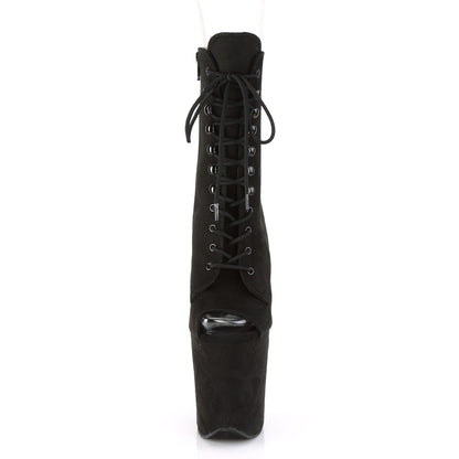 【PLEASER】FLAMINGO-1021FS シューズ Blk Faux Suede/Blk Faux Suede【取寄】