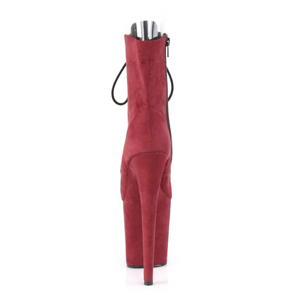 【PLEASER】FLAMINGO-1021FS シューズ Burgundy Faux Suede/Burgundy Faux Suede【取寄】