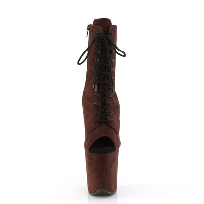 【PLEASER】FLAMINGO-1021FS シューズ Mocha Faux Suede/Mocha Faux Suede【取寄】